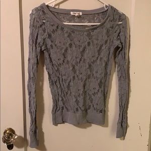 Lacey long sleeve top